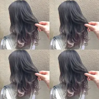 セミロング カラー 髪質改善/縮毛矯正/ トリートメント/庭田のヘアスタイル
