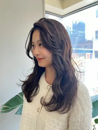 ロング 韓国ヘア/ 髪質改善特化谷名勇輝のヘアスタイル