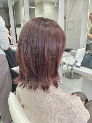 ミディアム カラー 三川 洋樹のヘアスタイル