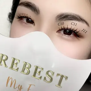 マツエク・マツパ REBEST 四條畷店のマツエク・マツパデザイン