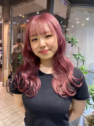 セミロング カラー designcolo r/似合わせNOKAのヘアスタイル