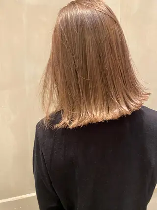 ミディアム ヨシモトリョウ 髪質改善/美髪のヘアスタイル