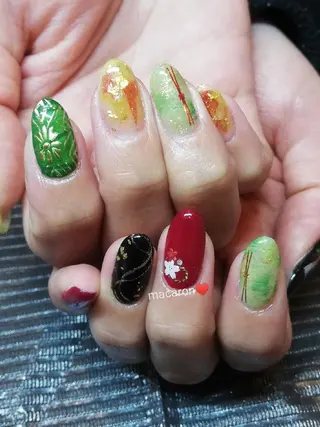 ネイル nail salon macaron のネイルデザイン