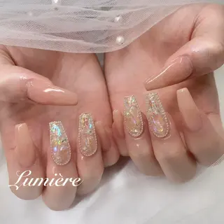 ネイル Lumière｜ ロング｜ワンホンのネイルデザイン