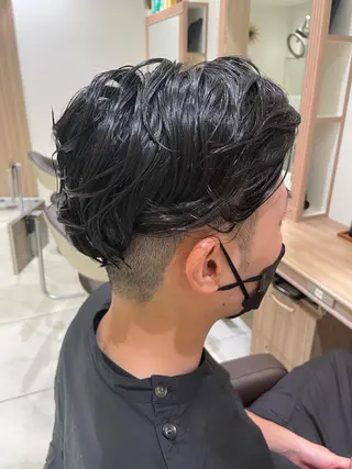 ショート パーマ メンズ 髪質改善・縮毛矯正 Taijuのヘアスタイル