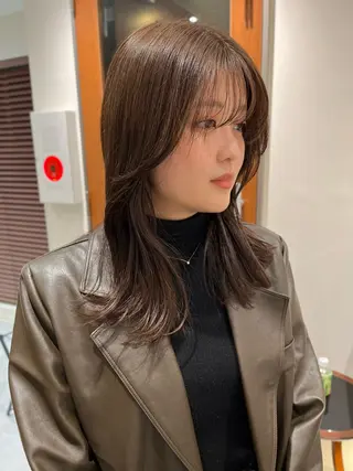 ミディアム カラー ボブ& 髪質改善FUMIYAのヘアスタイル