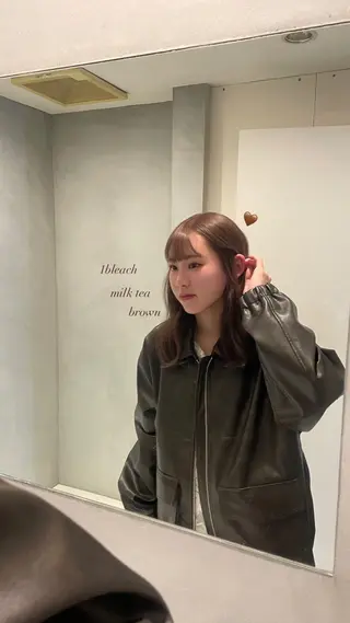 ミディアム 梅田美容師 nao🐈‍⬛のヘアスタイル