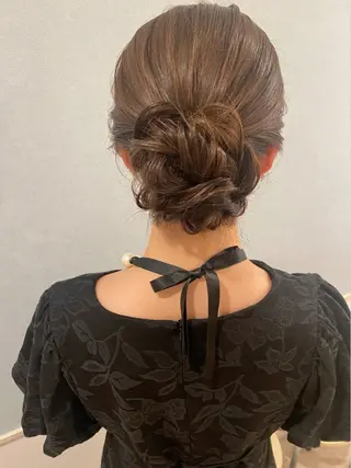 セミロング ヘアアレンジ 大阪/ヘアアレンジ /似合わせset💐のヘアスタイル