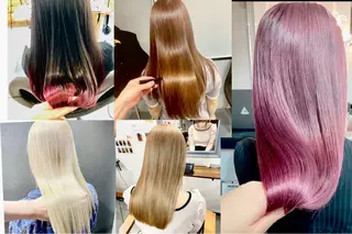 セミロング ✨艶感/透け感✨Sherry所属・艶髪/ハイトーン Sherryのヘアスタイル