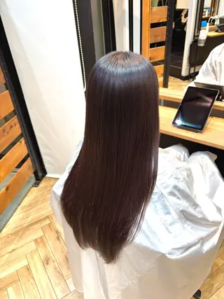 ロング Rika🎀美髪矯正 /透明感カラー🫧のヘアスタイル