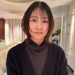 ショート モデル募集/山田蓮/ レイヤーボブのヘアスタイル