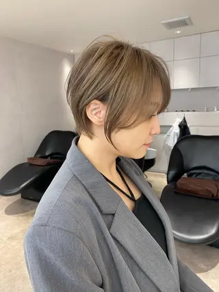 ショート カラー 美髪❣️縮毛矯正/ 髪質改善✨/山本のヘアスタイル