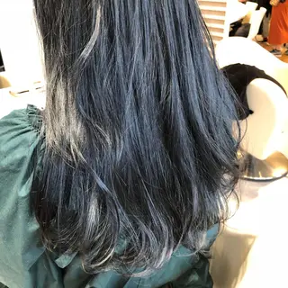 ロング カラー 金子 富士のヘアスタイル