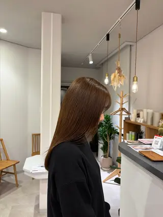 ミディアム yu riのヘアスタイル