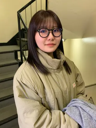 ロング カラー riho🪻暗髪/ 色持ちがいいカラーのヘアスタイル