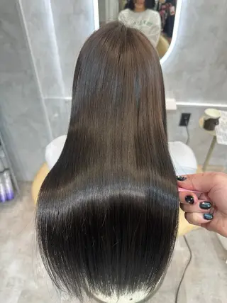 ロング カラー 畑中 夢のヘアスタイル