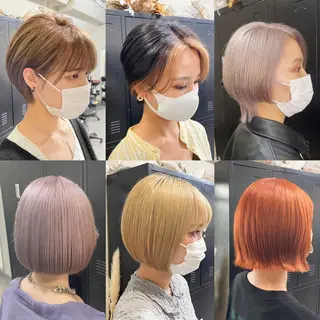 ショート カラー パーマ ヘアアレンジ メンズ キッズ ネイル マツエク・マツパ 大人スタイル 太田のヘアスタイル