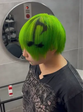 セミロング カラー THE./ブリーチ 透感カラー/髪質改善のヘアスタイル