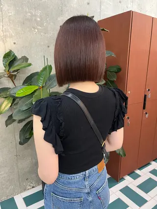 ショート HINA/栄/ボブ/ ボブパーマ/インナーのヘアスタイル