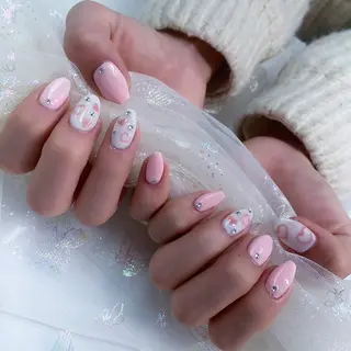 ネイル パーツ全部¥110 サロンミミのネイルデザイン