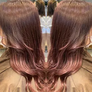ロング 比嘉 翼のヘアスタイル