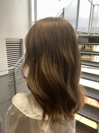 セミロング カラー Hair Labo ASH  あみん♡のヘアスタイル