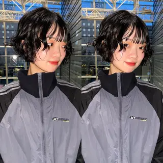 ショート カラー パーマ mai / linoah˚✧のヘアスタイル