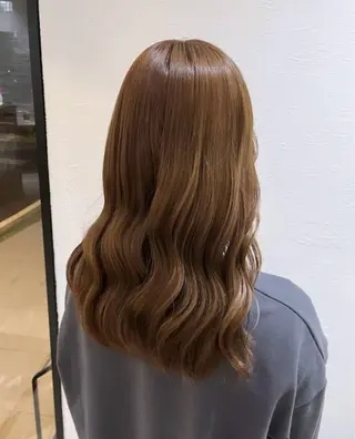 セミロング 原田 はなのヘアスタイル