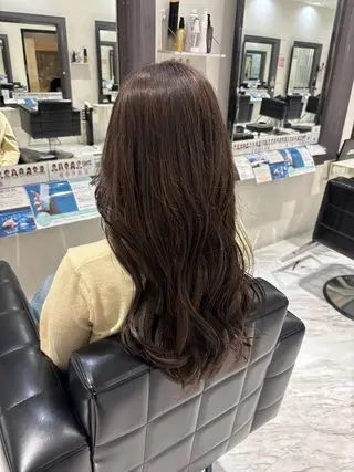 ロング カラー カヤノ/ストレート /艶カラーのヘアスタイル