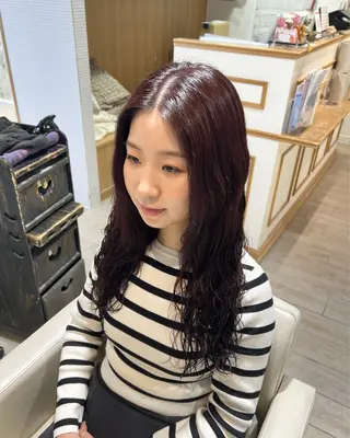 ロング カラー モデル募集 セイノチヒロのヘアスタイル