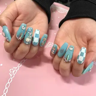 セミロング ネイル 《LB》ラブリエ Nail&eyeのマツエク・マツパデザイン