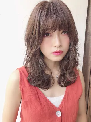 セミロング Hair make genie所属・シノヅカ ケンゾーのヘアスタイル