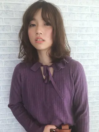ミディアム カラー ヘアアレンジ 店長 ✂️ムラカミ キラリのヘアスタイル