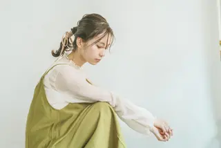 ミディアム en-te:堀 恵里那のヘアスタイル