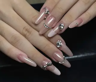 ネイル By moonネイル 🌷ワンホン/韓国風のネイルデザイン