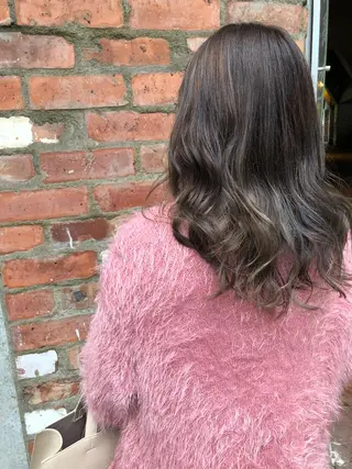 セミロング カラー 髪質改善/艶髪 やまなかのヘアスタイル