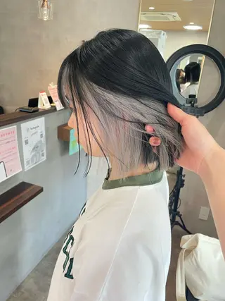 ミディアム カラー メンズ RIENS aura / ayu ♡のヘアスタイル