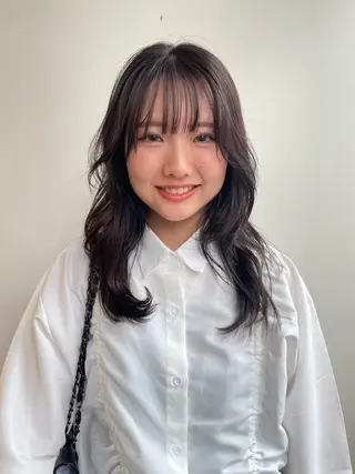 ロング 🎀レイヤー/パーマ カラー/ai🎀のヘアスタイル
