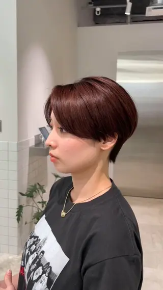 ショート カラー 大人スタイル 太田のヘアスタイル