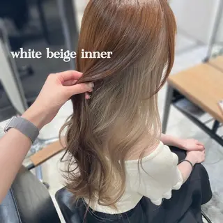 ロング カラー ヘアアレンジ🎀 yuuka 🤍のヘアスタイル