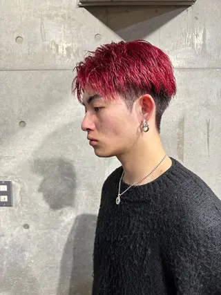 カラー メンズ DAIKIベージュ 🍂レイヤーカットのヘアスタイル