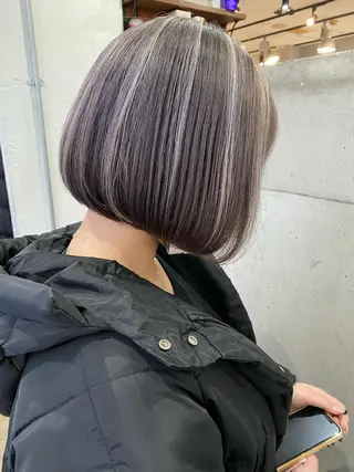 ショート カラー ヘアアレンジ 東 寛道のヘアスタイル