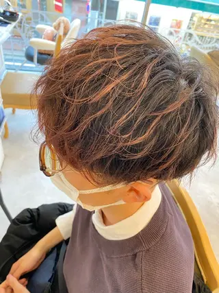 メンズ 似合わせパーマ 渡辺尚暉のヘアスタイル
