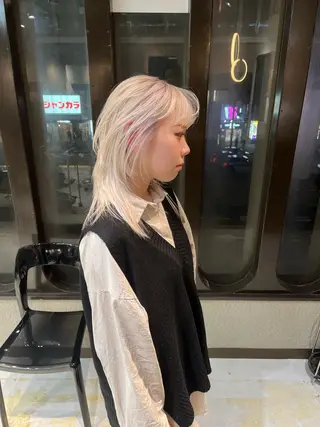 ネイル 💖艶ハイトーン髪質 改善💖ケンシンのヘアスタイル