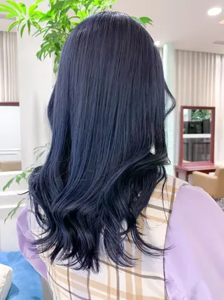 セミロング 🍀ケアブリーチ カラー🍀坂井のヘアスタイル