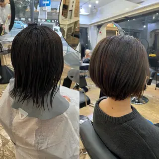 ショート ハイライト/レイヤー /ハイトーン/AOIのヘアスタイル