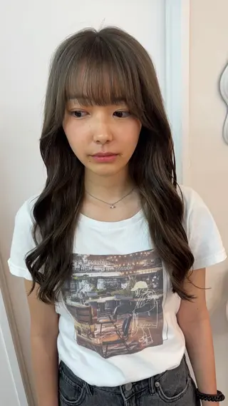 カラー yuzu /韓国ヘア / 透明感カラー🎀のヘアスタイル