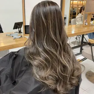 ロング カラー 韓国レイヤーカット★ 小林大樹のヘアスタイル