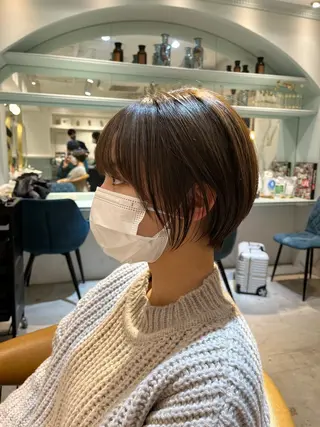 ショート 髪質改善レイヤー/ ボブたんの翔太のヘアスタイル