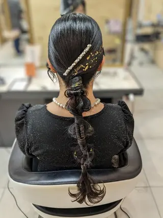 ヘアアレンジ ヘアセット✨髪質改善 ✨臼井直子のヘアスタイル